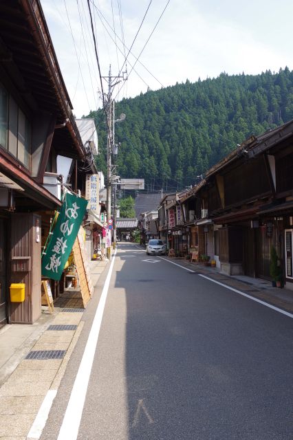 風情な街並み。