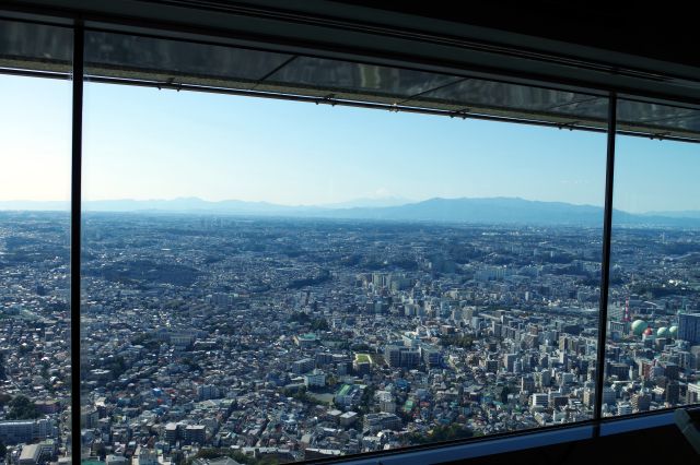 広範囲で遠くまで見渡せる素晴らしい景色に恵まれました。