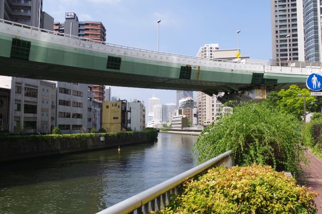 島の西側は再開発が進む。