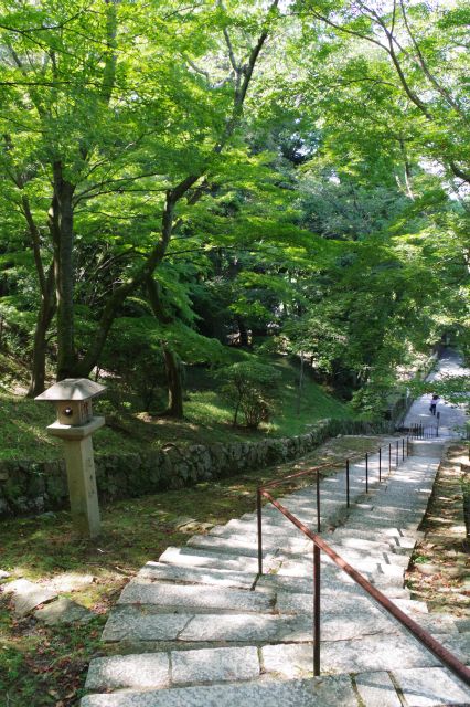 観音堂を後にして階段を一気に下ります。