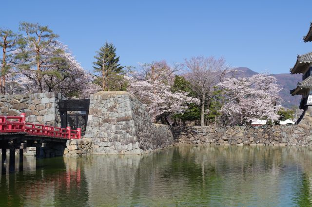 埋橋の先は門の跡があります。