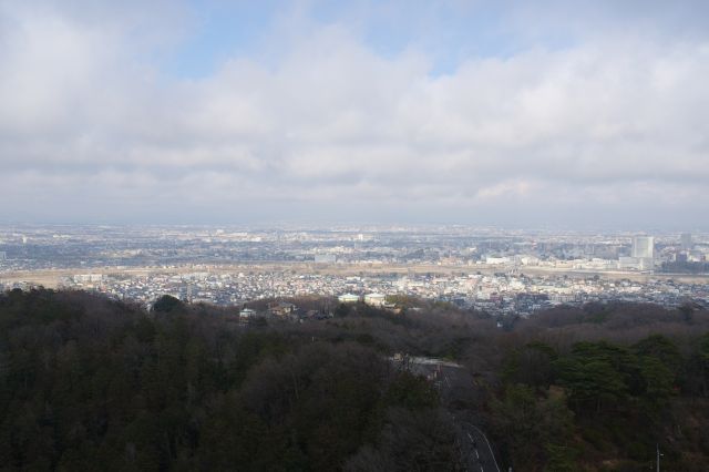 「日光・赤城方面」の窓。