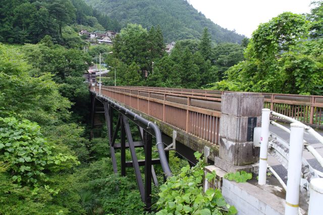 北氷川橋へ登りました。