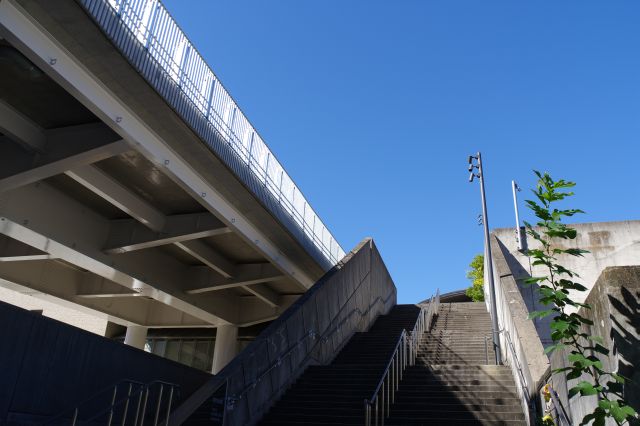 東京体育館側、今は閉鎖されています。