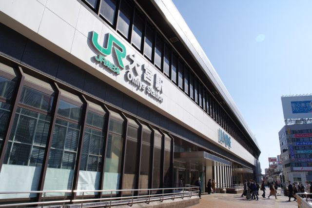 開放感のあるデッキでした。