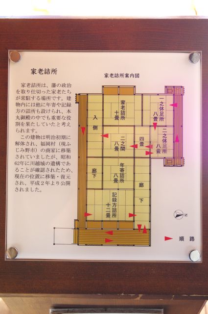 家老詰所の図。