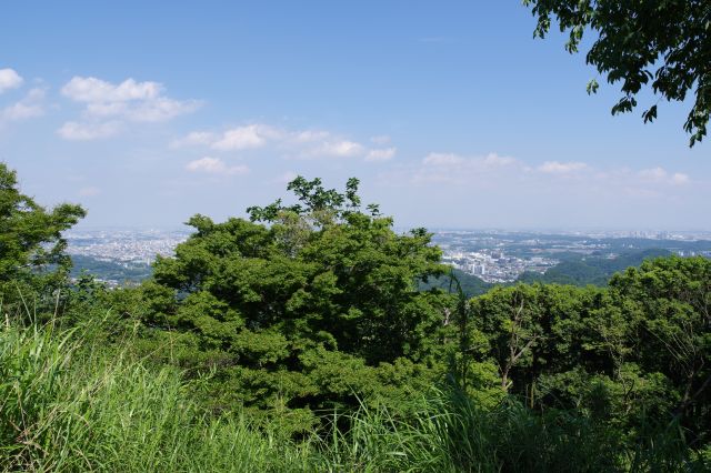 若干木が遮りますがここも眺望が良いです。