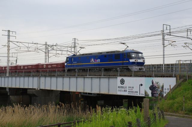 東海道線や貨物線も通ります。周りの子供たちが喜んでいました。