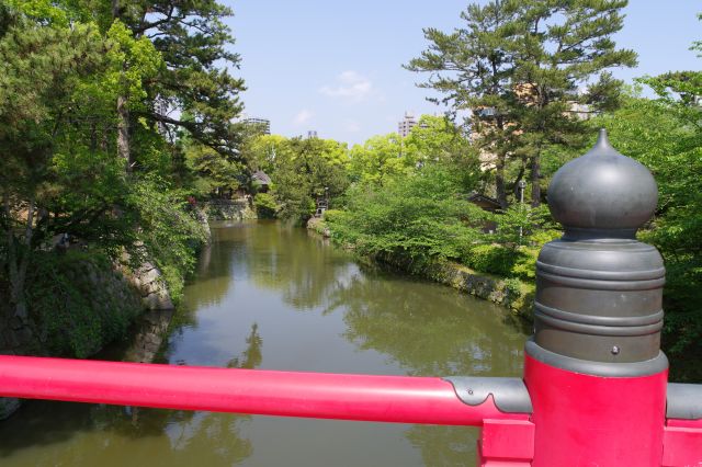 奥には茶室 葵松庵・城南亭があります。