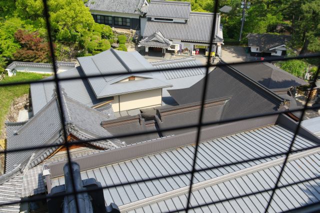 龍城神社と巽閣。