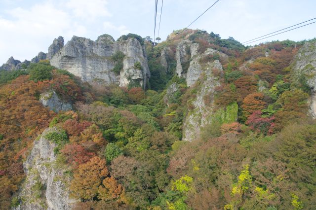 少し近づいた頂上。本当にスケールが大きい風景です。