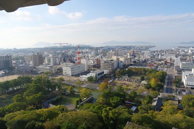 海側を中心に良い眺望が見られました。