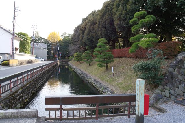 街中にある鑁阿寺、付近には足利学校があります。