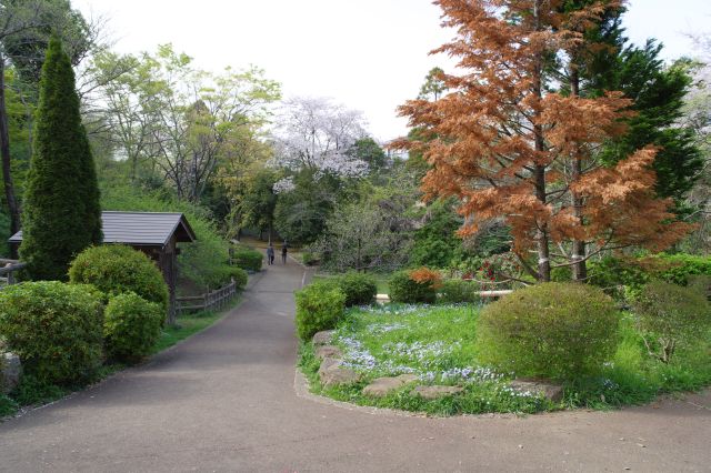 トンネルの先は静かで落ち着いた雰囲気に変わります。