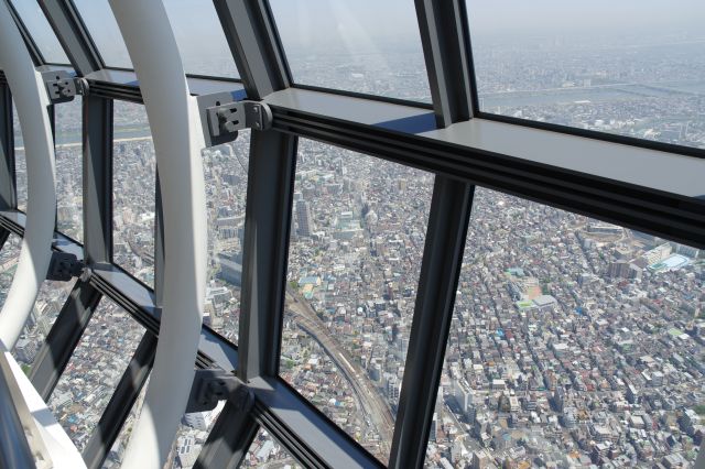 眼下に広がる広大な街並み。