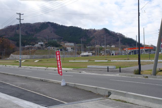 空き地や高台移転した住宅の風景。