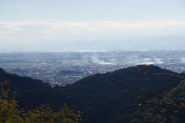 町並みをズーム。