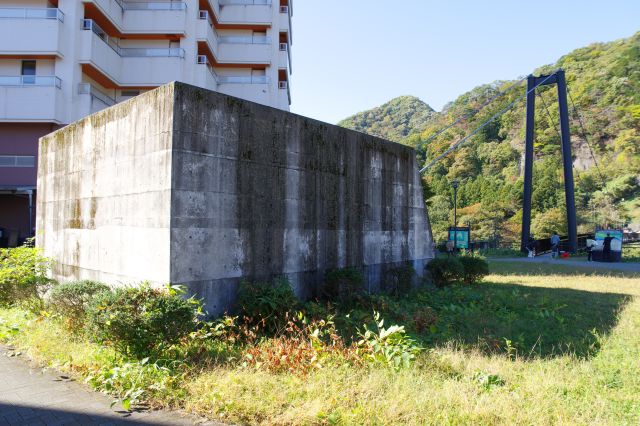 鬼怒川温泉南部にある鬼怒楯岩大吊橋へ。