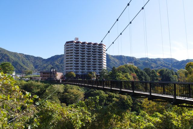 対岸からの風景。