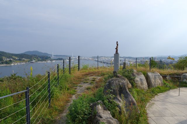 その海側が一番高い所です。