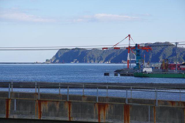 海沿いの風景。