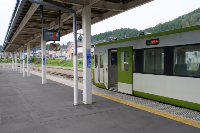 4番線の鉄道線。