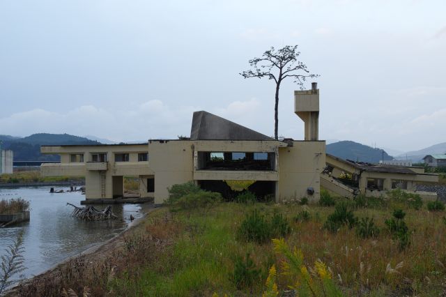 潮の香がしますが元々は海や川から離れた松原に囲まれた陸地で、裸になり水浸しになり一変しています。