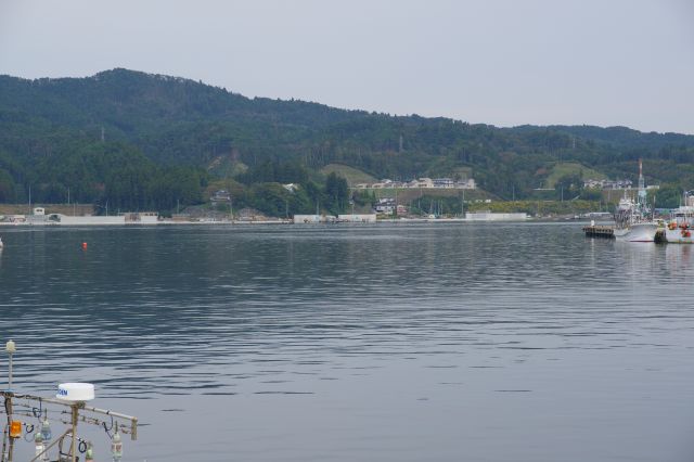 対岸の風景。