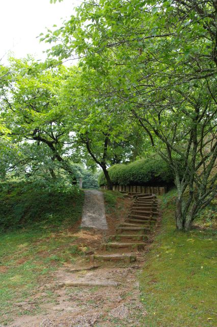 本丸へと丘を登って行きます。