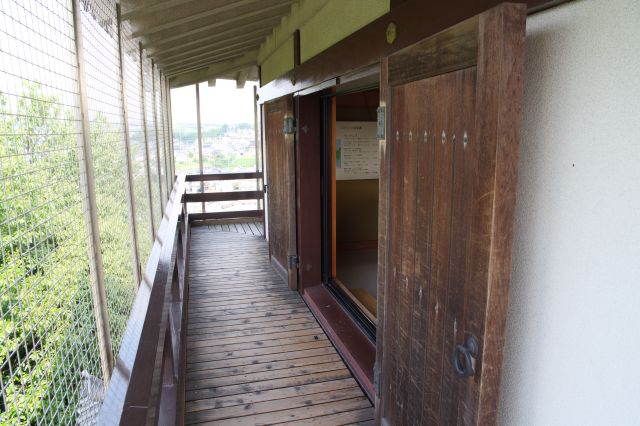 展望回廊部分。