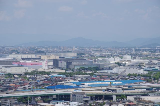 岐阜城の金華山。