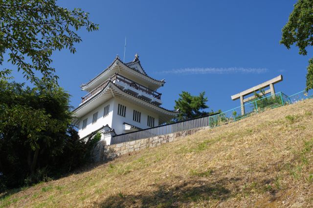 鳥居川の下より。