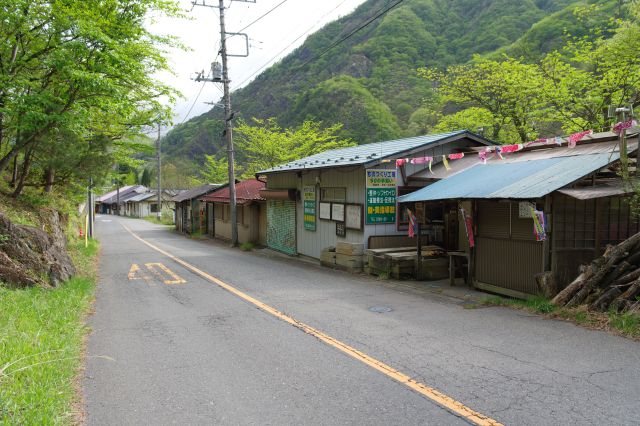 踏切があった辺りより。