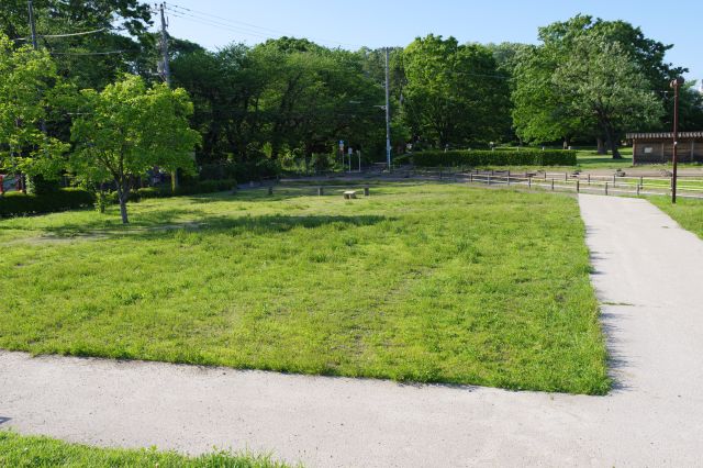 北西側の区画。