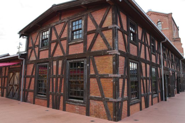 ハーフティンバー様式が印象的です。