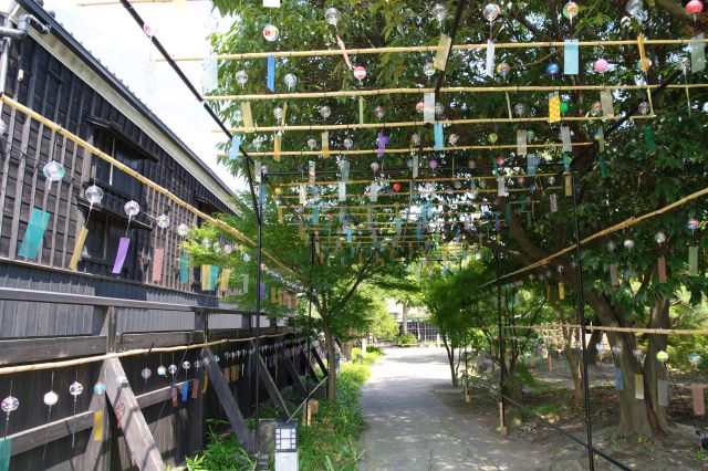 風鈴の音が響く心地よい空間。