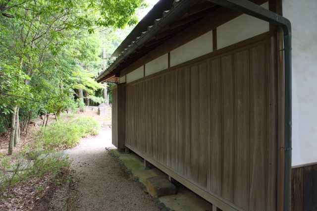 反対側も同様。中は見えない。