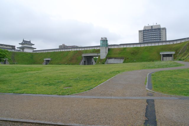 公園の中央部。