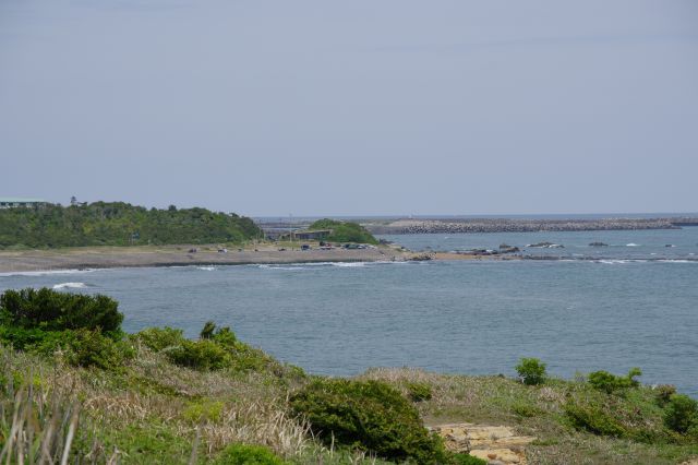 海鹿島地域の先端分。