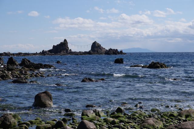 右奥には大島が見えます。