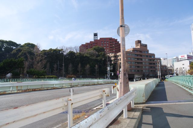踏切を渡って八ツ山橋へ戻りました。